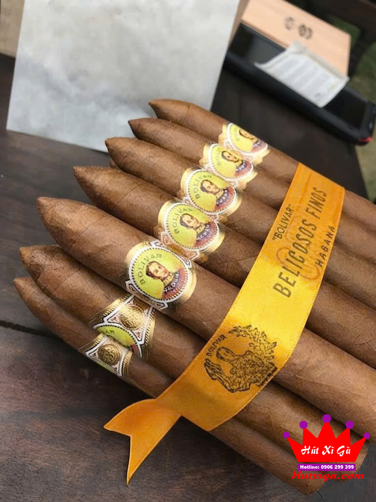 Xì gà Bolivar Belicosos Finos hộp 25 điếu ảnh 2