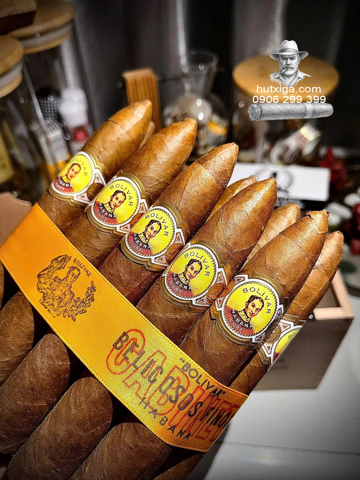 Xì gà Bolivar Belicosos Finos hộp 25 điếu ảnh 3