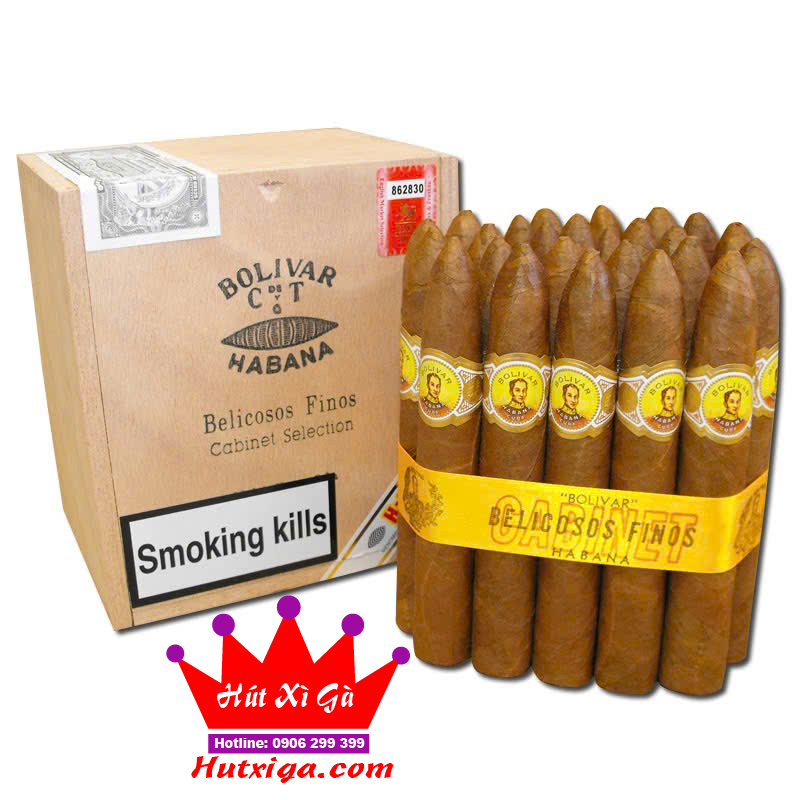 Xì gà Bolivar Belicosos Finos hộp 25 điếu ảnh 6