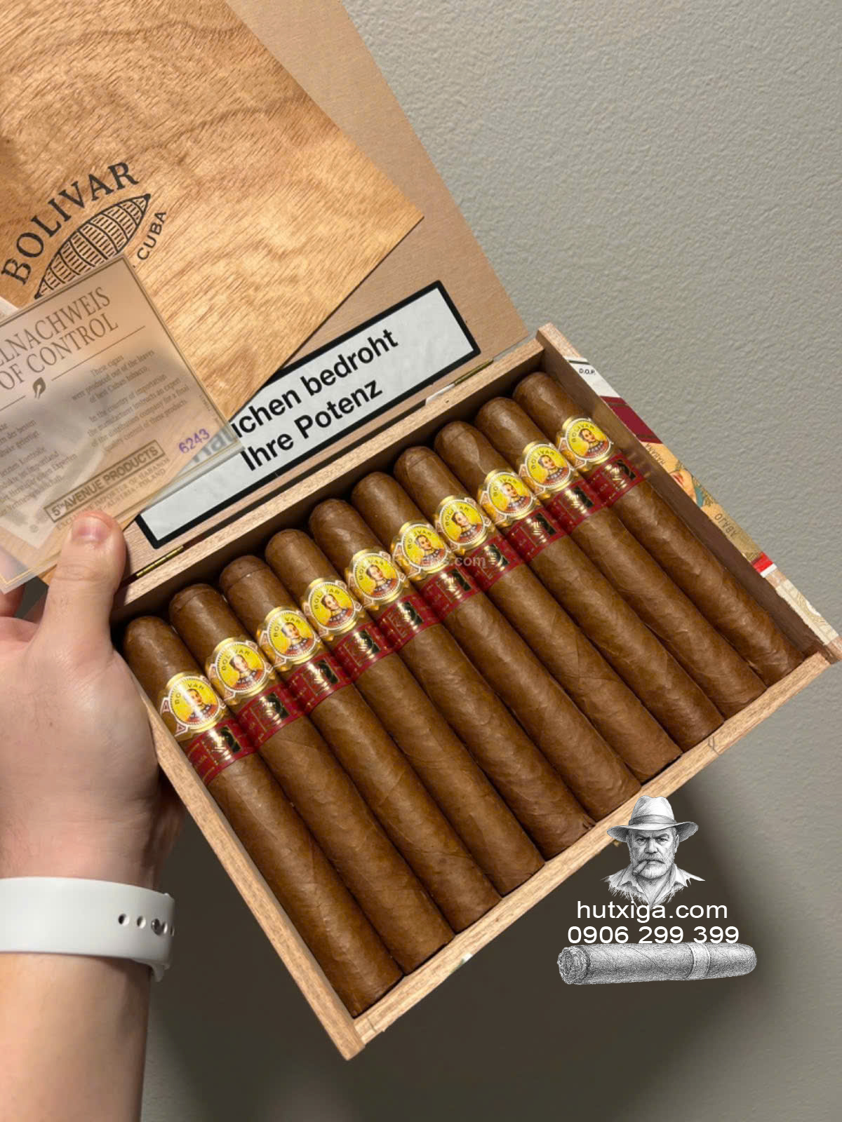 Xì gà Bolivar Libertador hộp 10 điếu ảnh 4