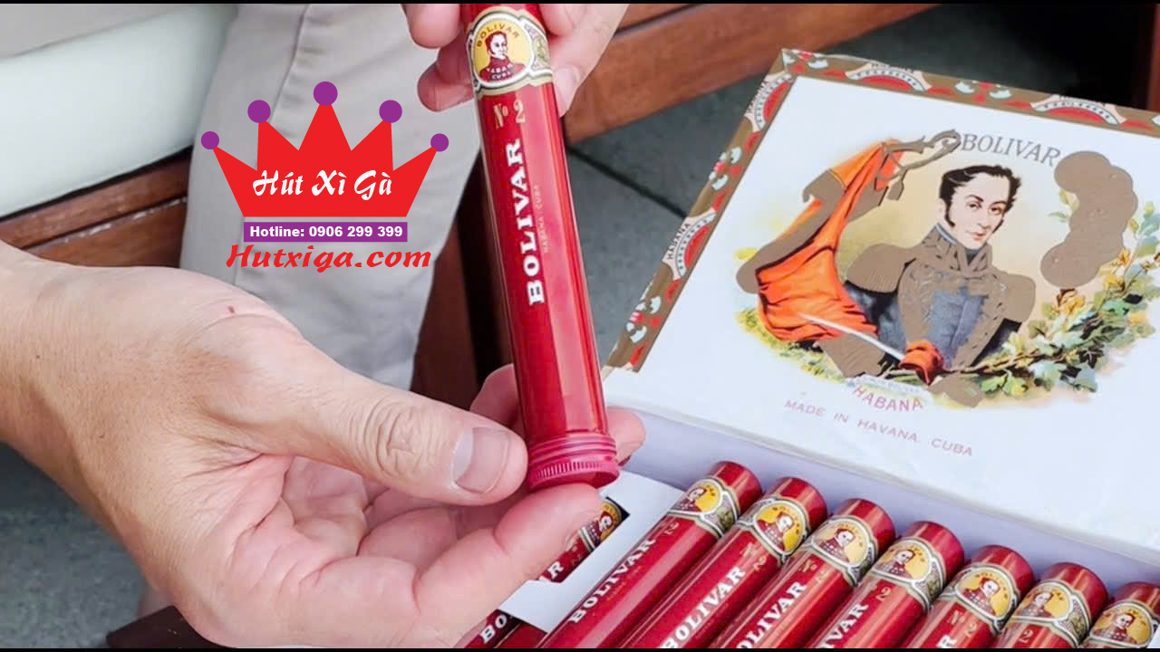 Xì gà Bolivar No.2 Tubos hộp 25 điếu ảnh 2