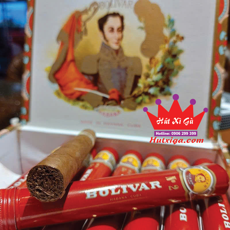 Xì gà Bolivar No.2 Tubos hộp 25 điếu ảnh 4