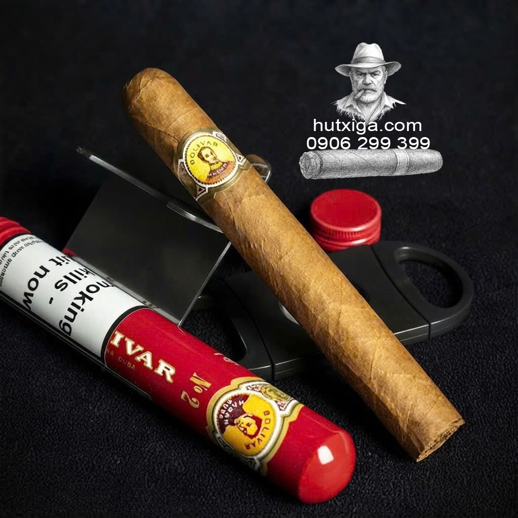 Xì gà Bolivar No.2 Tubos hộp 25 điếu ảnh 6