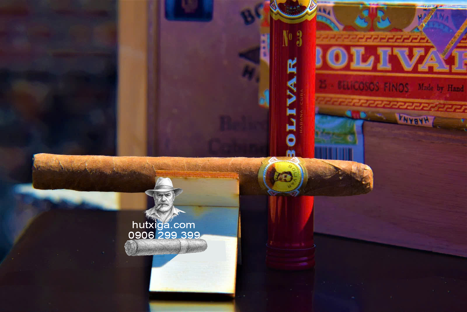 Xì gà Bolivar No.3 Tubos hộp 25 điếu ảnh 3
