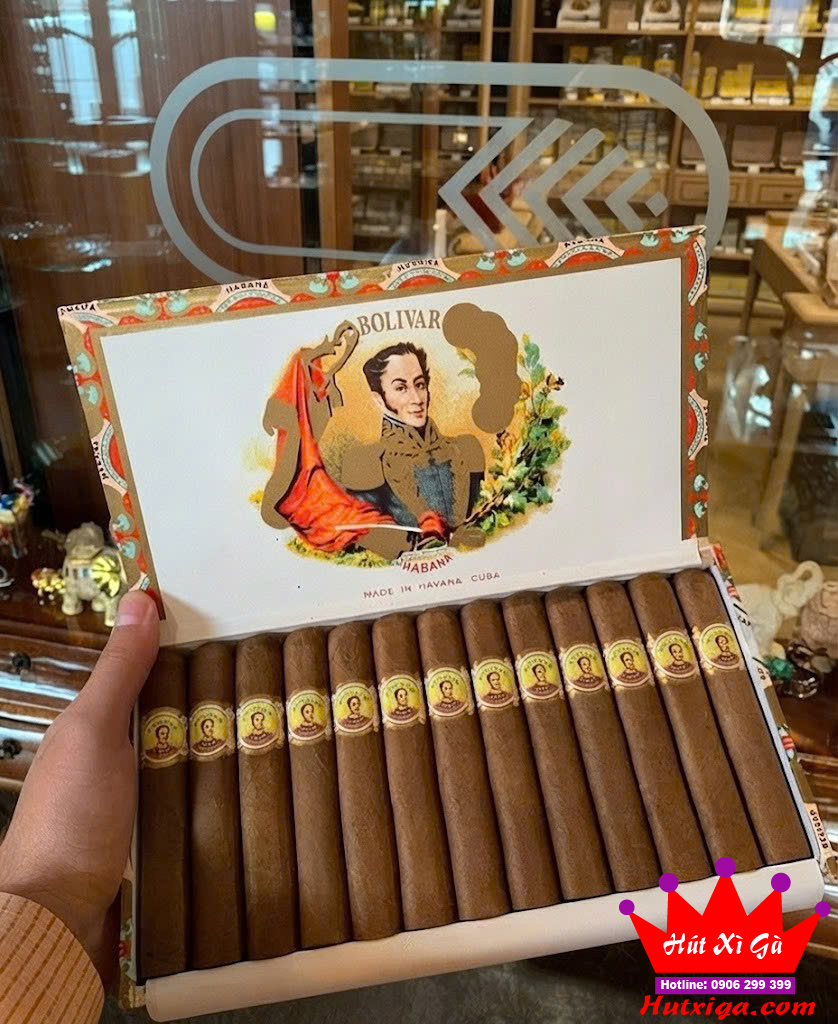 Xì gà Bolivar Royal Coronas hộp 25 điếu ảnh 5