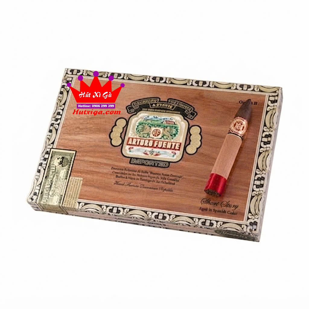 Xì gà Arturo Fuente Sun Grown Chateau Queen B hộp 18 điếu ảnh 6