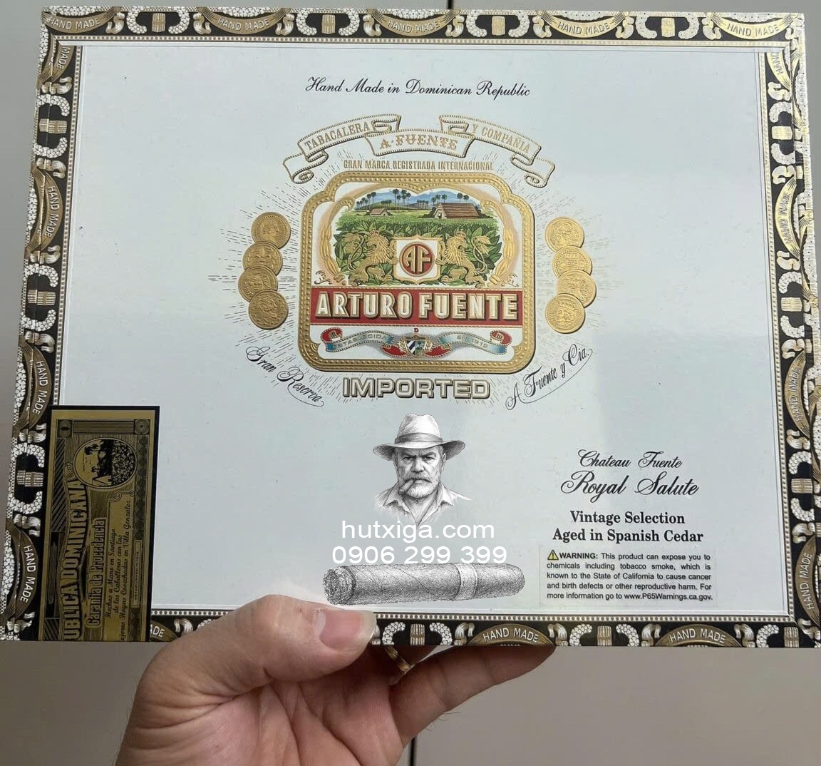 Xì gà Arturo Fuente Natural Chateau Fuente Royal Salute ảnh 4