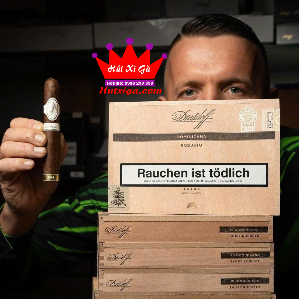 Xì gà Davidoff Dominicana Robusto ảnh 2