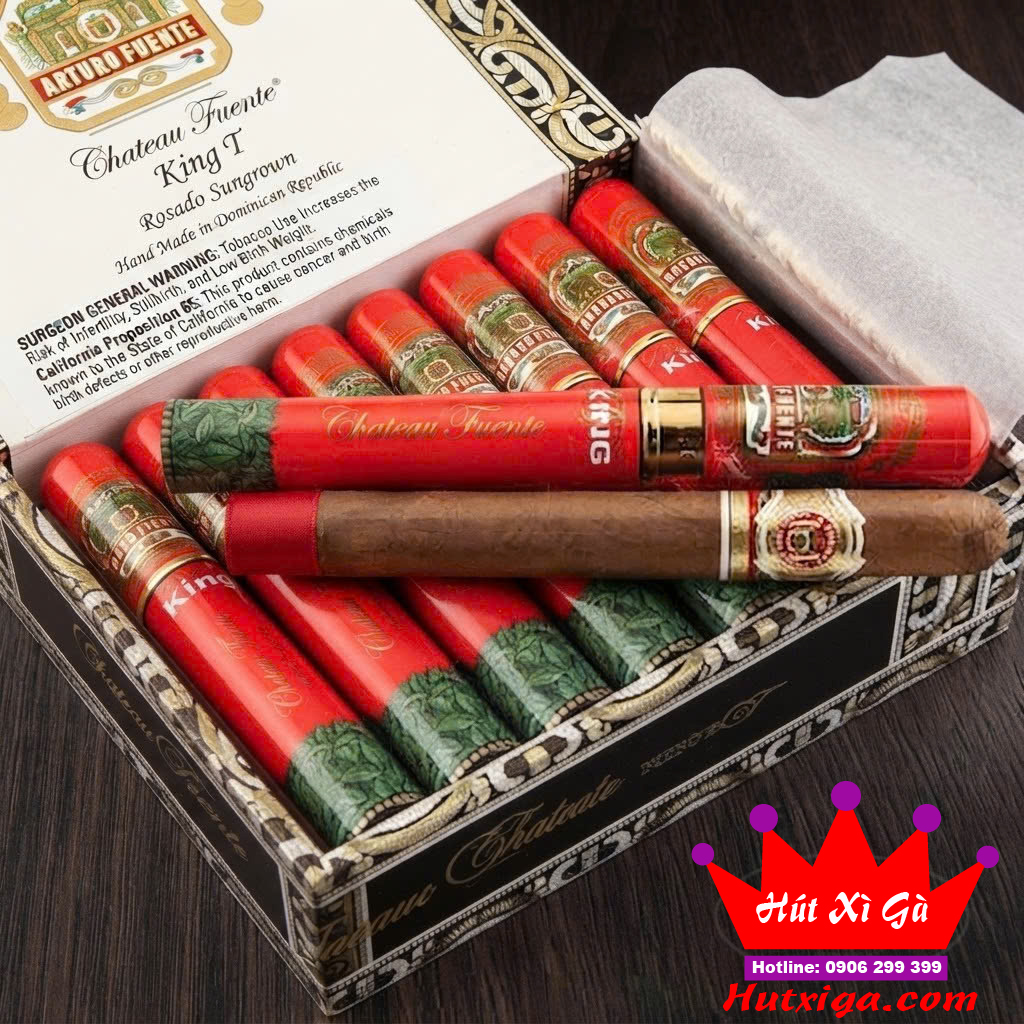 Xì gà Arturo Fuente Chateau Fuente King T Rosado Sun Grown ảnh 6