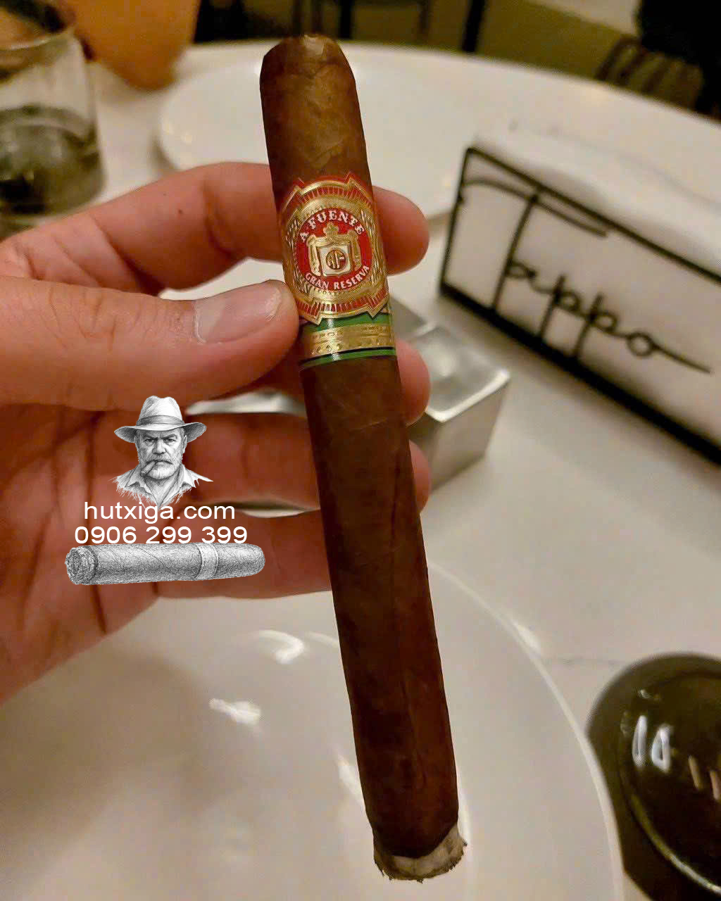 Xì gà Arturo Fuente Chateau Fuente King T Tube Natural ảnh 5