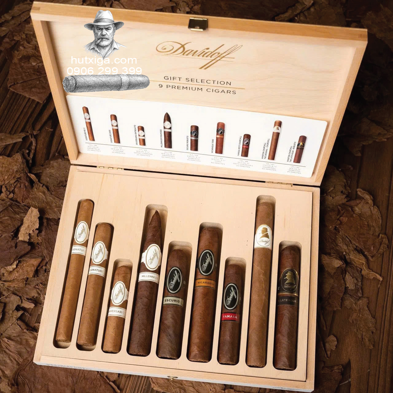 Xì gà Davidoff Premium Selection 9 Sampler ảnh 1