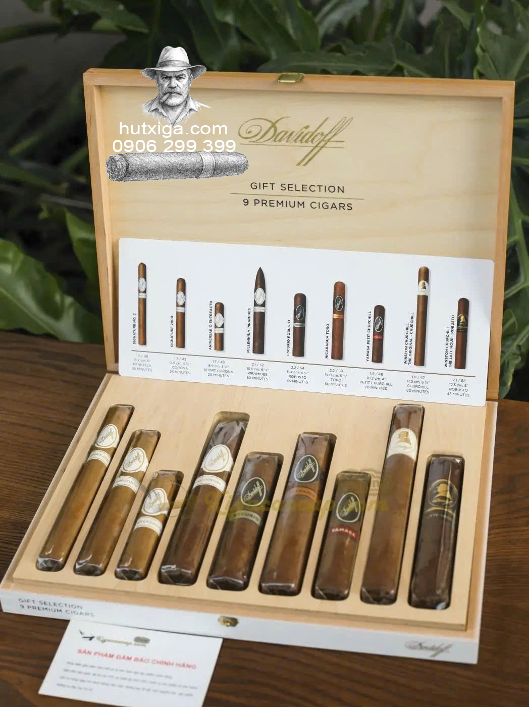 Xì gà Davidoff Premium Selection 9 Sampler ảnh 3