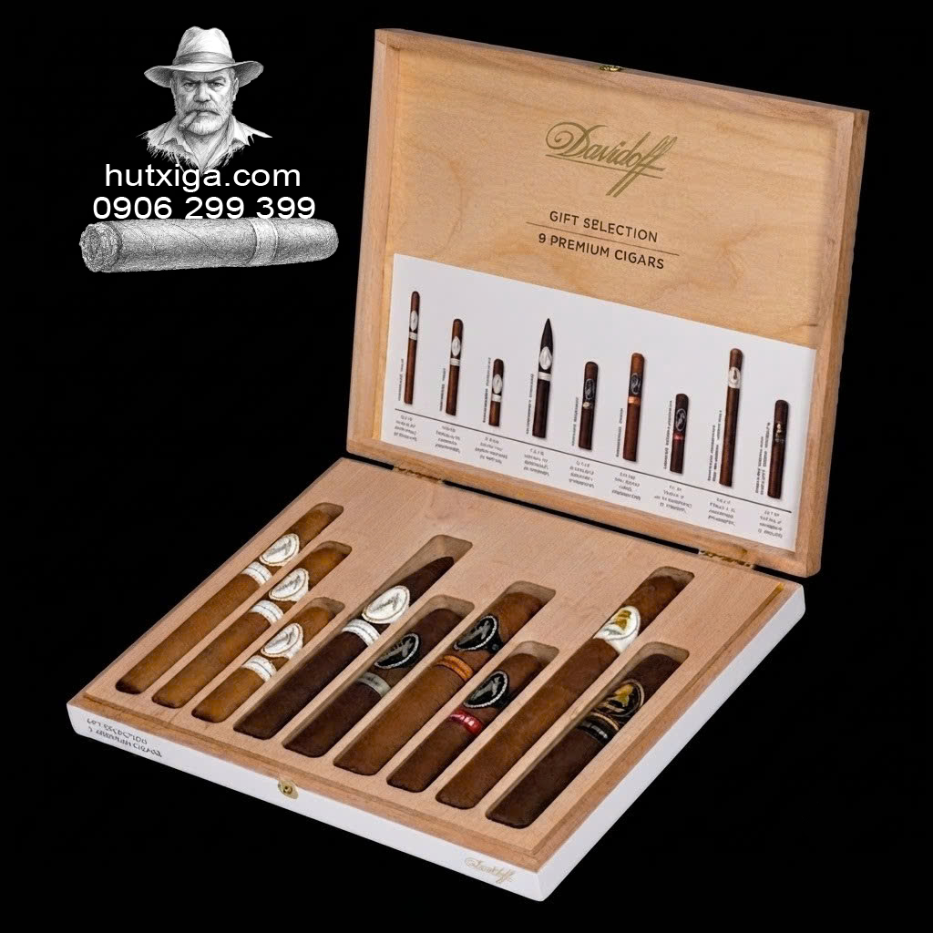Xì gà Davidoff Premium Selection 9 Sampler ảnh 4