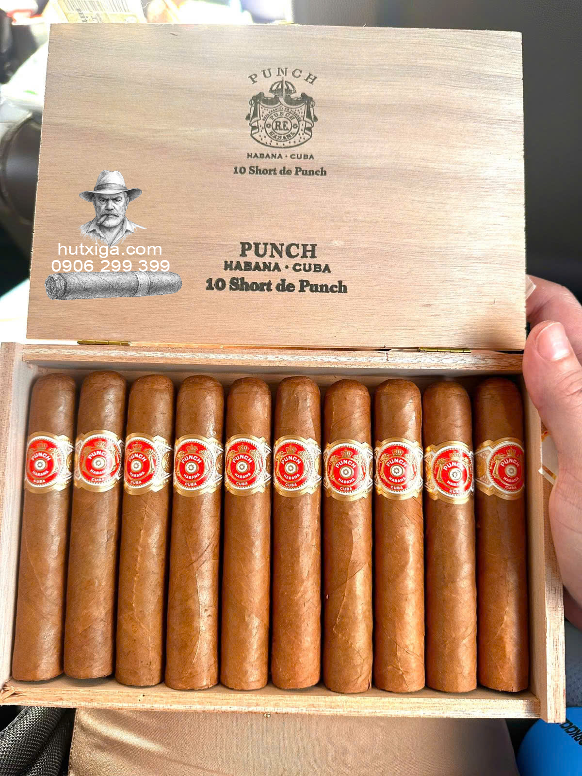 Xì gà Punch Short De Punch hộp 10 điếu ảnh 4