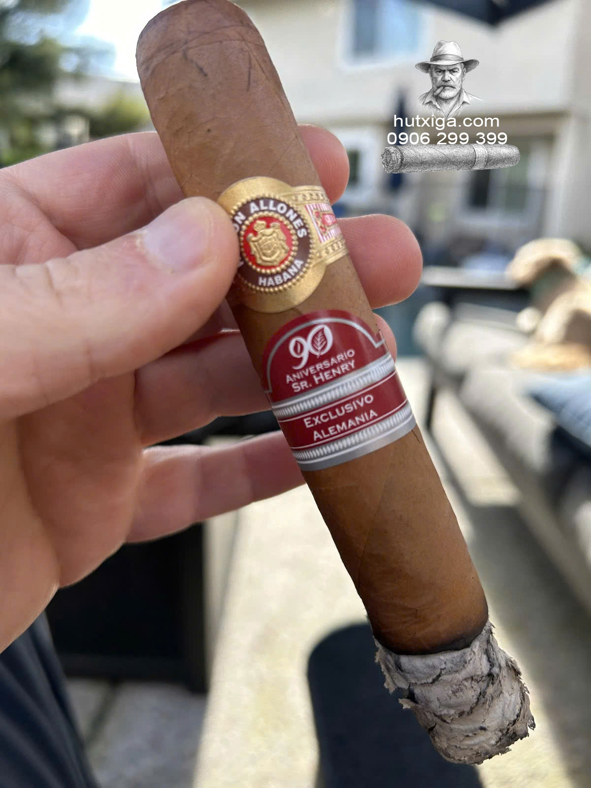 Xì gà Ramon Allones Sr.Henry 90 Aniversario hộp 10 điếu ảnh 1