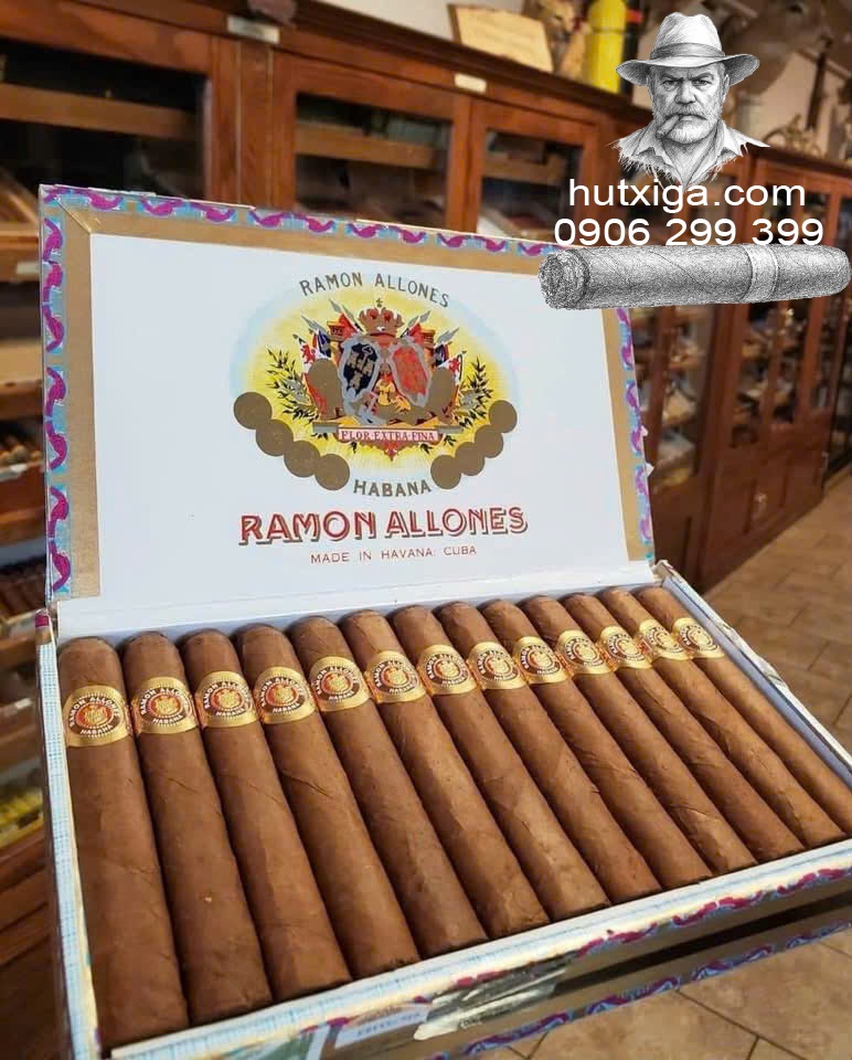 Xì gà Ramon Allones Small Club Coronas hộp 25 điếu ảnh 5
